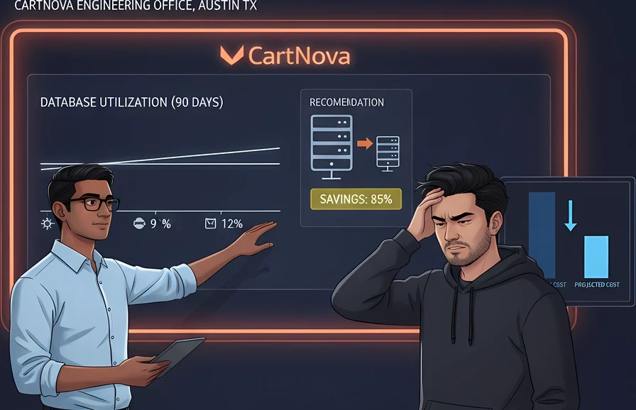 The Database Running at 9% — When Fear Costs More Than the Cloud